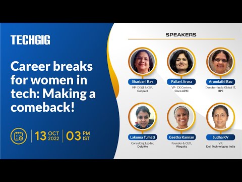 Career breaks for women in tech: Making a comeback - YouTube