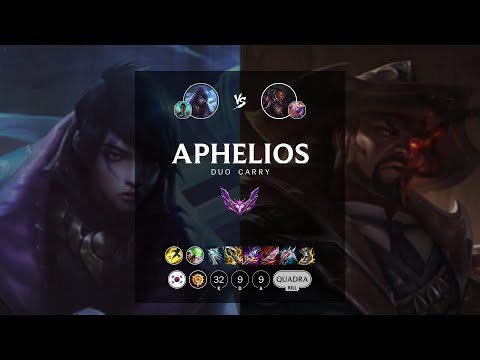 Aphelios ADC vs Lucian - KR Master Patch 12.12