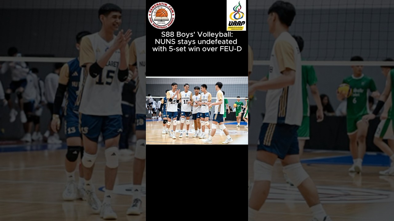 UAAP Boys' Volleyball: NU nears sweep of first round