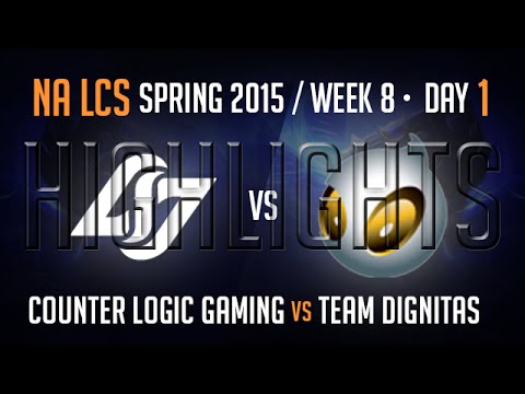 CLG vs Dignitas HIGHLIGHTS - Week 8 LoL NA LCS S5 Spring 2015 - CLG vs DIG W8D1 G4