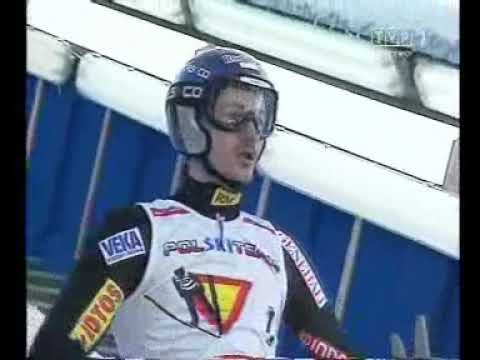 Polacy po treningu w Oberstdorfie (30.12.2005)