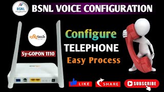 BSNL Voice Configuration | How to Configure BSNL Telephone 2023
