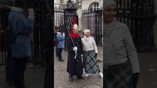 King’s Guard Nudges Woman! #thekingsguards