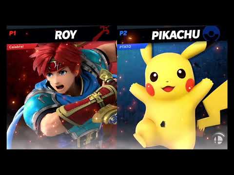 Calabrel (Roy) vs DarkP0tat0 (Pikachu) 5 - Smash Ultimate 9.0.2