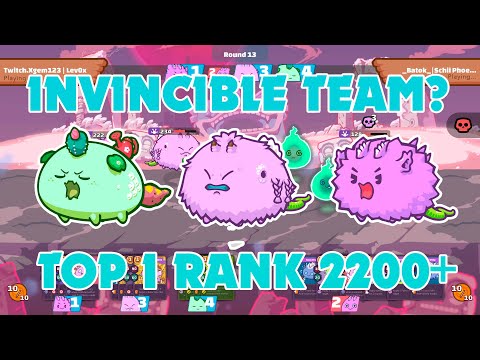 The INVINCIBLE Team? | Top 1 2200+ MMR "🍅"- Axie Infinity