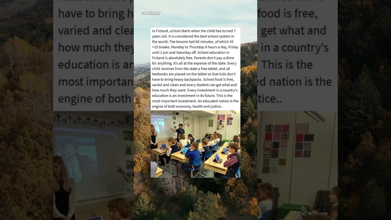 Discover Why This Country Boasts the Best School System in the World!   #shorts #fyp #fypage