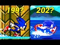Evolution Of Sonic Running On Water