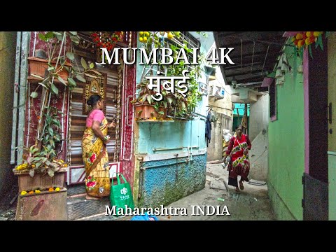MUMBAI Walking Tour 🇮🇳 - Khar Danda - Coastal Village Life in the City - India 4K HDR