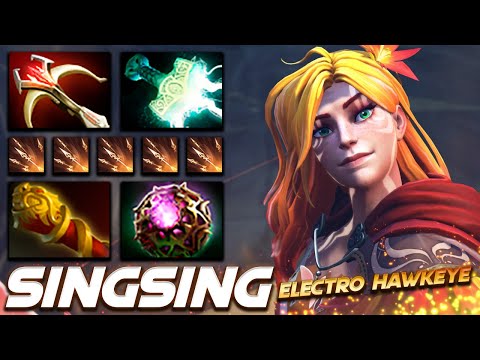 SingSing Windranger Electro Hawkeye - Dota 2 Pro Gameplay [Watch & Learn]