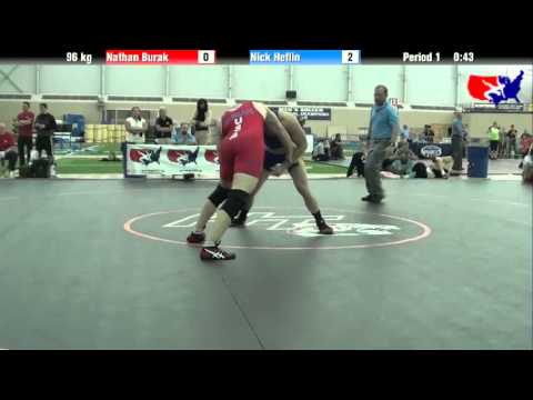 Nathan Burak vs. Nick Heflin at 2013 ASICS University Nationals - FS