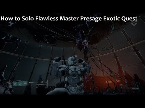 How to Solo Flawless Master Presage Exotic Quest (Titan) [Destiny 2]