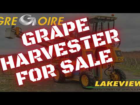 Used Grape Harvester For Sale! 2007 Gregoire G108
