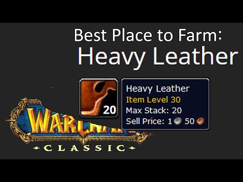 Heavy Leather Skinning FARMING LOCATION (classic)
