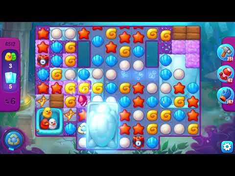 Fishdom 6512 Super Hard Level - 16 moves - NO BooSTERS