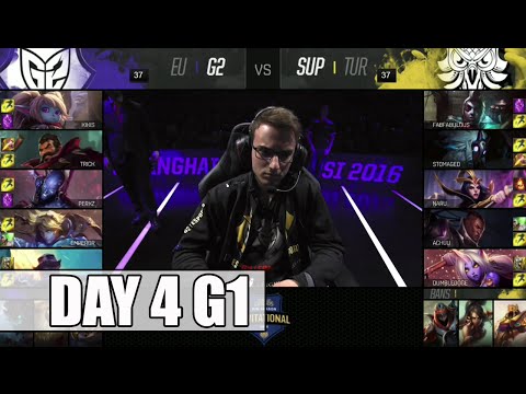 G2 eSports vs SuperMassive | Day 4 Mid Season Invitational 2016 | G2 vs SUP G2 MSI 1080p