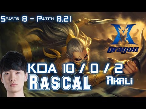 KZ Rascal AKALI vs AATROX Top - Patch 8.21 KR Ranked