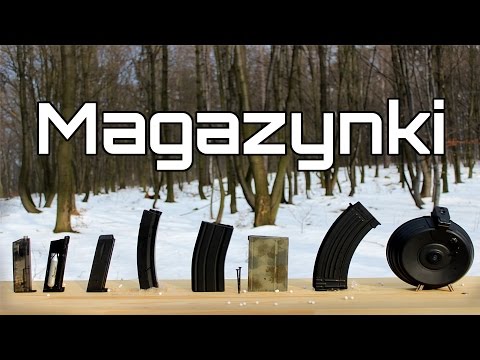 ASG Maniak #40 Rodzaje magazynków w ASG