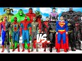 TEAM SPIDER MAN TEAM HULK Vs TEAM SUPERMAN TEAM BATMAN EPIC SUPERHEROES WAR
