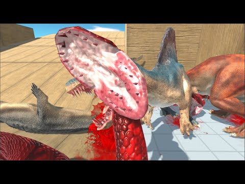 Animal Revolt Battle Simulator - Reptiles VS Carnivore Dinosaurs