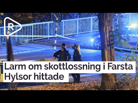 JUST NU: Skottlossning i Farsta – man har flytt på cykel