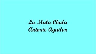 La mula Chula (The Cute Mule) - Antonio Aguilar (Letra - Lyrics)