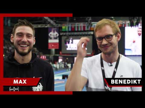 Max and Benedikt on the team mate test