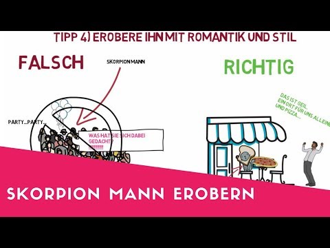 Skorpion Mann erobern - 4 Tipps mit denen es  ganz sicher klappt