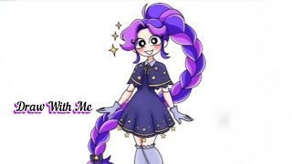 How to Draw Lily Love Braids Tea Party | POPPYPLAYTIME Chapter 5 | Step by Step
