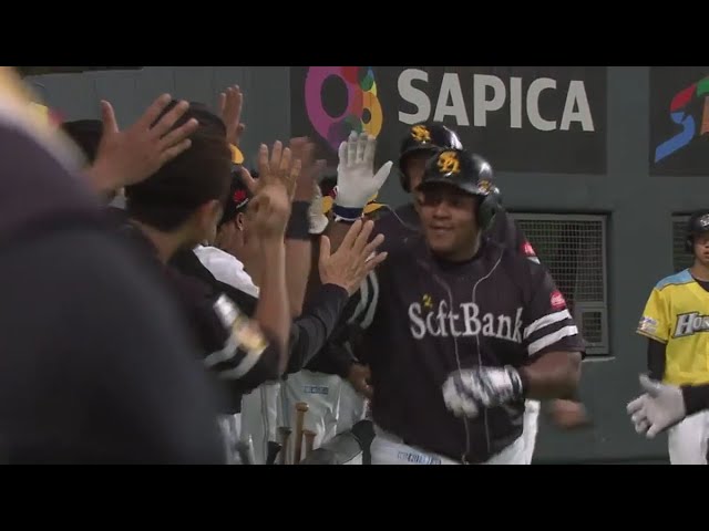 【1回表】凄すぎる... ホークス・デスパイネ 4試合連続アーチ!! 2017/5/27 F-H