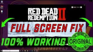 [SOLVED] Red Dead Redemption | HALF SCREEN ISSUE FIXED |SOLVED FULLSCREEN | ACER PREDATOR HELIOS 300