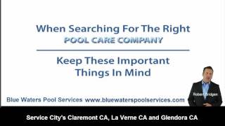 Blue Waters Pool Services Servicing Claremont and Sorounding Areas