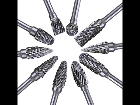 Rotary Burr Set Carving Tool Tungsten Dremel Rotary Tools. *review*