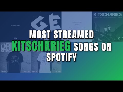 Most Streamed KITSCHKRIEG Songs on Spotify