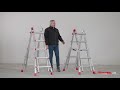 SUPER TELES - Professional Aluminium Telescopic Ladder - video 2