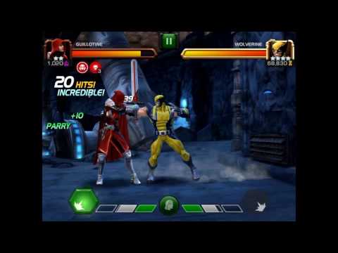 Marvel contest of champions: how to easily beat Realm of legends Wolverine(2 star guilotine)