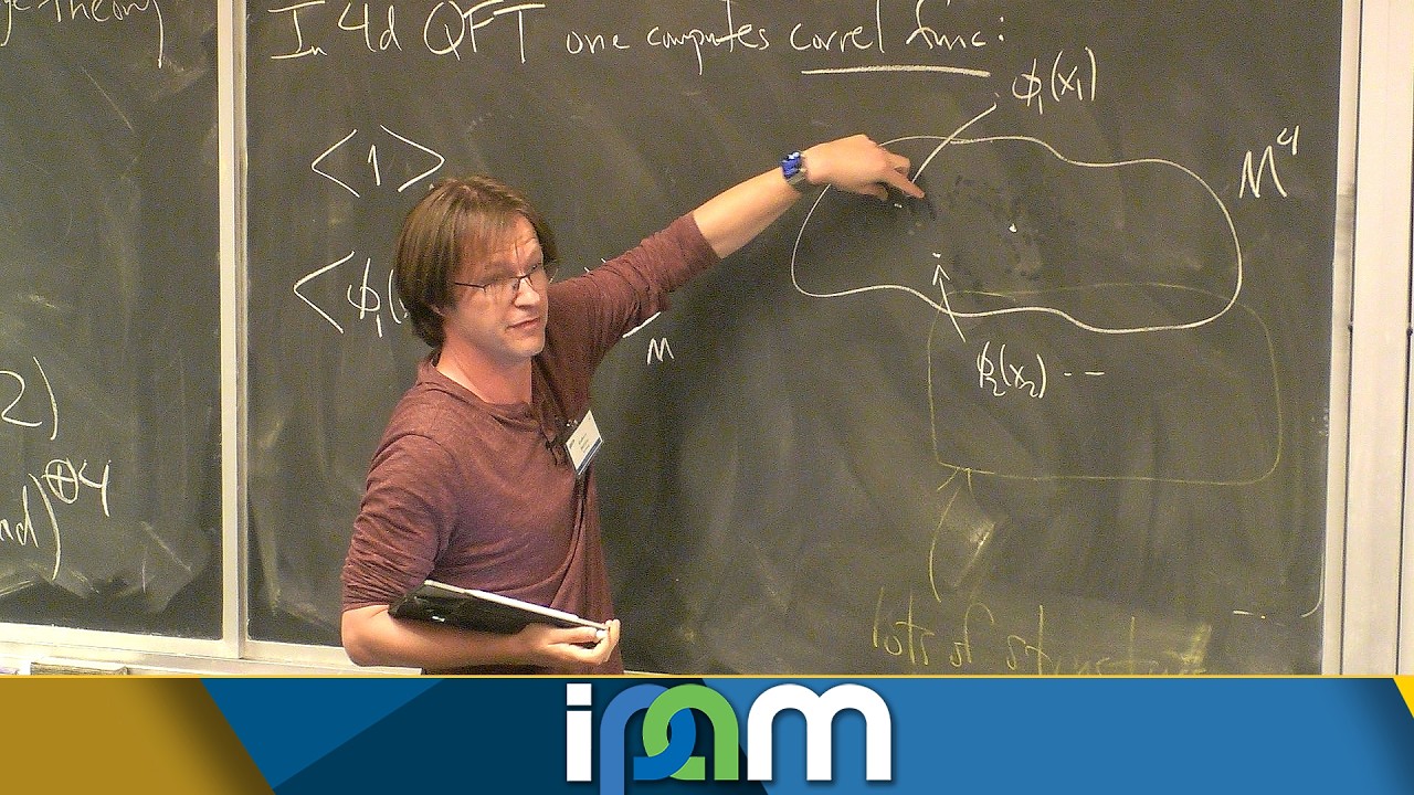 Andrew Neitzke - Skeins, line defects and supersymmetric quantum field theory - IPAM at UCLA