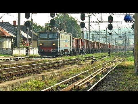 LE5100KW 40-0813-2 & Marfar CFR MARFA Freight Train in Gara Apahida Station - 08 August  2018