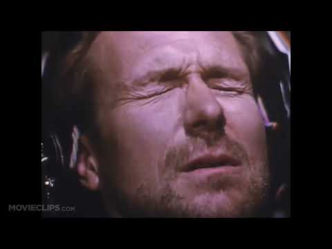 Official trailer frame: Solveig Dommartin speeds through night highways as neon reflections streak across the windshield