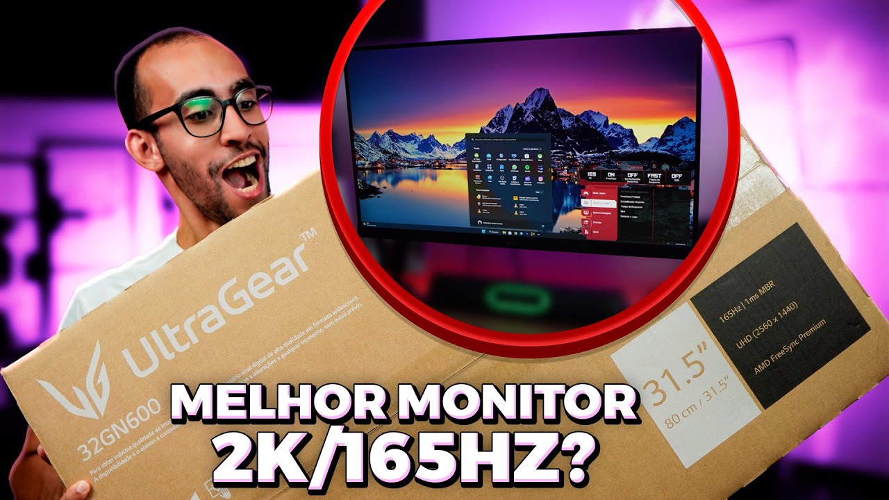 Miniatura da avaliação em vídeo de Monitor Gamer LG UltraGear 32 Polegadas QHD 165Hz 32GN600 Preto