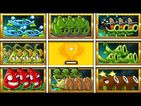 Plants vs Zombies 2 - Tournament Random 8 Team 3 Plants Battlez - Who Will Win?