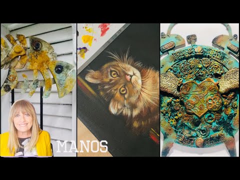 ManosalaObraTv 2020 Programa 39 - Mixed Media - Pintura - Efecto Óxido