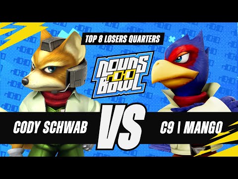 Nouns Bowl 2025: Cody Schwab (Fox) vs C9 | Mang0 (Falco) - SSBM Singles Top 8 Losers Quarters