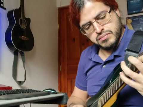 Animetal Lady - Anpanman no March - (guitar solo attempt)