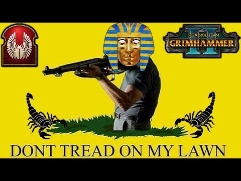 King Tutankhanut the GOLDEN GOD vs. Kouran Darkhand - SFO Grimhammer - Total War Warhammer 2