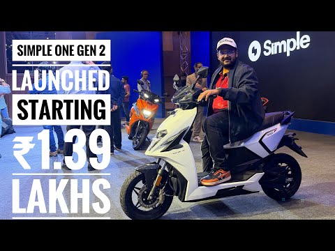 Simple One Gen 2 Launched Starting ₹1.39 Lakhs | 400 Kms Range Simple Ultra Showcased 