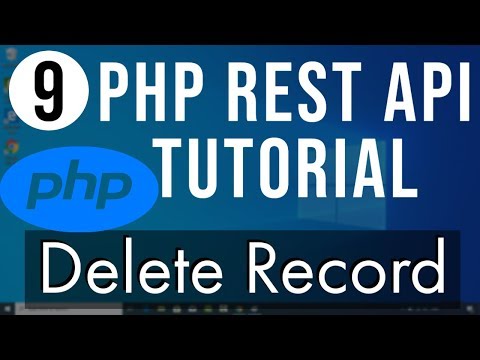 Tutorial PHP REST API (passo dopo passo) 9 - Aggiunta della funzionalità di eliminazione all'API ...