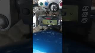Koso digitální teploměr, hodiny a voltmetr na motorku