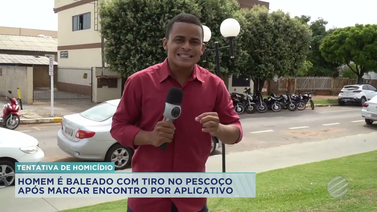 HOMEM É BALEADO COM TIRO NO PESCOÇO APÓS MARCAR ENCONTRO POR APLICATIVO