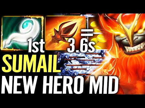 🔥 SUMAIL King Mid NEW HERO — 3.6SEC Stun MARS Eul's Scepter 1st Item Set up Dota 2 Pro