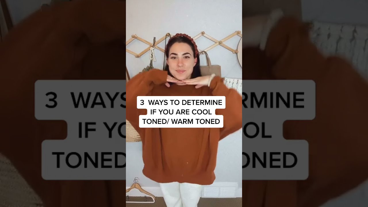 Are You Warm-Toned or Cool-Toned 3 Ways to Figure it Out! #shorts